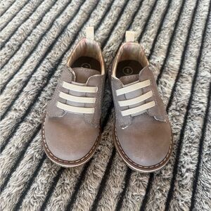 Toddler Cat & Jack Gray Dress Shoes with Elastic Straps